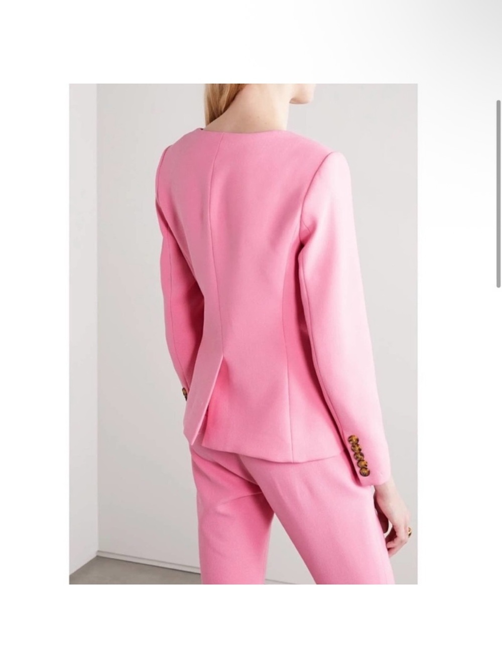 Veronica Beard Ria Woven Pink Blazer Jacket Size 0 - Picture 2 of 13